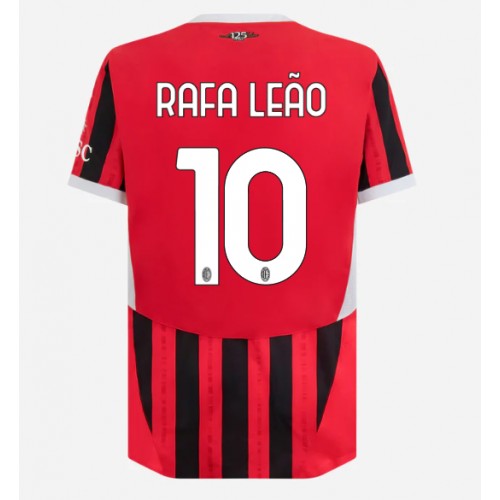 Pánský Fotbalový dres AC Milan Rafael Leao #10 2024-25 Domácí Krátký Rukáv